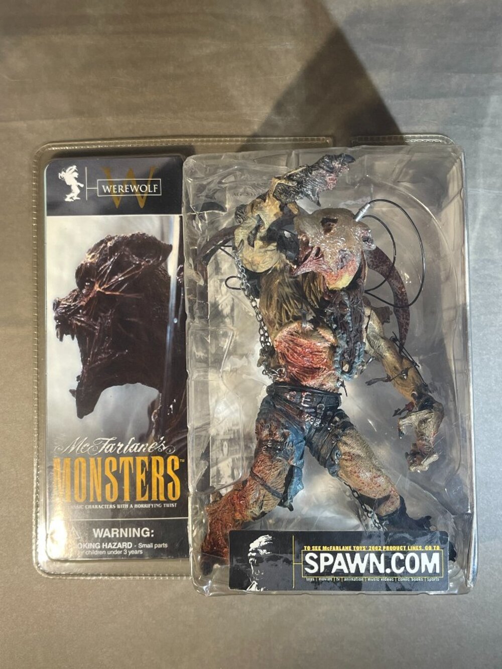 McFarlane 2002 Monsters Series 1 Werewolf Action Figure (new sealed) (1275)